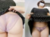 【ワンコイン人妻パンチラ】旦那との夜の生活に不満爆発してた水泳教室に子供を送るパートおばさん