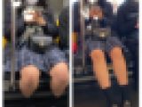 JK風制服美女の対面エロ過ぎるミニスカ生脚337