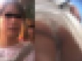 【顔出し】都会の美女のパンティ188