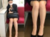 短いスカートから国宝級の美脚を見せてくれたエロすぎる美人OLさん（其の一）
