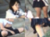 J○ 5人組 超ミニスカート 接写撮影　