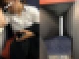 (電車対面）(顔出し）フラッシュライト…偉大なり…くぱぁ～っと黒パンストふとももを無防備にひらくOLお姉さんを観察してみました?