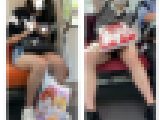 ２名の美人お姉さんの対面エロ過ぎる生脚美脚660