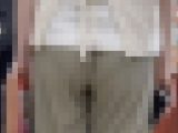【2-40代巨尻】レジ待ちで前が巨尻女だと漏れなく視○w 後ろからケツを鷲掴みにしてスーハーしたい巨尻5連！