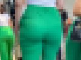 【4K60P街撮り】尻フェチに突き刺さるパーフェクト女尻様！！ウエスト極細！！レースのパン線くっきり！！