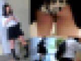 【鬼畜スカートめくり20】～スケブラ女子学生激しくPが食い込むお尻を大胆丸出しに～