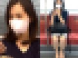 清楚な見た目と美脚が目を引くハーフ系美人OLさん