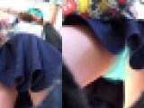 パンチラ小人目線☆☆（pa-to493)［電車編]