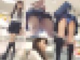 生足美脚生パンツが丸見え制服美少女のエロ過ぎる店内盗撮生パンチラ動画