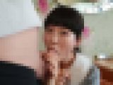 【特定厳禁】現役コスプレイヤーの手コキと初めてのフェラで嘔吐