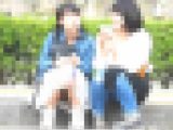 【4K動画】美少女の三角地帯にズームイン！