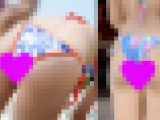 【4K60P生尻】ビーチお散歩1