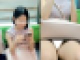 (電車対面）(顔出し)むき出しのあんよをぴったり揃えても…スカートがタイトミニ過ぎて▼ぞーんがえちえちになっちゃうお姉さんを観察