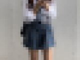 SSS級青チェ美女逆さ撮り