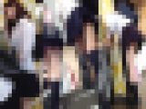 超ミニスカ学生２人の魅惑の生太もも生パンチラ隠し撮り★