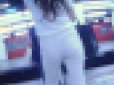 超爆尻美人OLのピタパン姿がエロ過ぎる