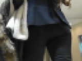 お尻ムニムニ パンツスーツお姉さん