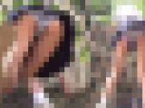 制服アスレチック女子高●生（2）休憩中に開脚パンチラ盗撮、ハシゴ登りの真下パンチラ編