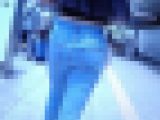 セクシー美人ギャルのお姉さんがウエスト出してイヤらしい腰つきで美巨尻ふって歩いてる姿がイヤらしい