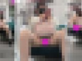 【縦型動画】街で出会った厚底ピンクな可愛い系女子（1）電車対面パンチラ編