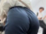 歩行記録0134「デカ尻を揺らす小柄女性のPライン」