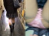 【3点セット】通学中の制服女子は隙だらけ?めくっても気づかないピュアなお年頃?