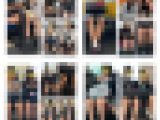35分の電車内で真上・対面のマルチアングルで接写！14名の美人制服私服美女のエロ過ぎる生脚美脚535