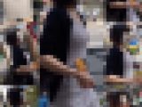 【再販】【横からの眺め97】タイトワンピのキャリアウーマンは隠れ巨乳！