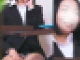 新春　営業のお姉さんのパンツをこっそり覗き見