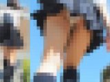 【再販】スケスケ下着がエロい現役娘の無防備な背後からのパンチラ盗撮動画