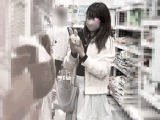 激見え純白食い込み女子大生 VS 撮りすぎた同業者4名。スカート捲り失敗男。【禁断の逆さ撮り】Vol.54