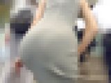 【4K高画質】 タイトワンピ　フルレースフル透け