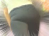 長身ガチセレブのパッツン美巨尻！希少なレギンスと自慢のエロ尻をムニュらせ庶民を挑発! 下品なレギンス セレブ編