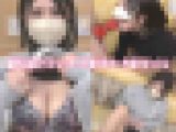 ☆ショートヘア巨乳美女☆下着見せから即尺フェラから口内発射でゴックンしてもらいました
