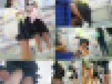 制服JKちゃんの気になるスカートの中を連続で覗く動画