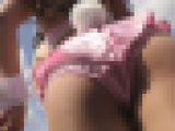 超高画質FHD動画 これがいわゆるコ●ケの闇！ピンクの生パンツ3人組をゼロ距離ローアンNO-1尻接写編