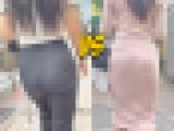 長身セクシーボディの美巨尻バトル！セレブの色白美ボディとエロ尻で庶民を挑発！ 未公開の秘蔵尻 編