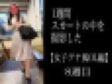 【5日間連続で逆さ撮り】今週も色んな下着でした 女子アナ風OLの帰宅編8週目
