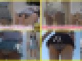 超ミニスカ　パンチラ　ゆなちゃん　４本セット