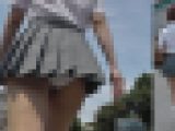 超ミニスカ パンチラ 夏美ちゃん１ 可愛い超ミニスカ女子を尾行パンチラ