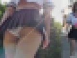 超ミニスカ パンチラ 夏美ちゃん４　パンチラもブラチラも美味しい
