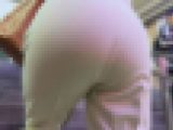 歩行記録0185「真っ白パンツスタイルギャルのつるつるなぷり尻」