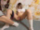 【ライバー練習】「りん」ちゃんの聖水吹き出し後の女性器に精液をぶっかけて女性器マッサージ、受精の儀式