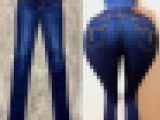 【変態素人】moussyデニム尻??過激！つきだしエロ尻！精液搾り取るためのジーンズ??Vol.3