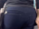 【20代ぽちゃ娘の爆尻】アイドル顔のメスブタデカ尻娘w　下品な巨尻接客ごちそうさまw w【4K】