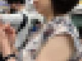 【すぐそこの眺め113】人妻風の熟女ＯＬのＧカップを至近距離で！