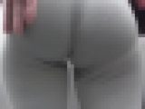 エレベーターでこっそりとお尻にタッチｗグレーレギンスピタパン【激ヤバ動画】街撮り編 3作品セット 1019 1006 1018