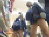 【再販】制服おぱんつ拝見隊02/お尻が透けてるエロいパンツかお尻がくっきりの食い込みパンツか、はたまたハミ出る尻肉か
