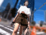 【パイチラ探訪】ノーブラお姉さんのシャツめくれで発覚！驚愕の完熟爆乳に釘付け