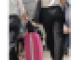 【415】パンツスーツOL3人組…見どころは右OLさんのボリューム感！